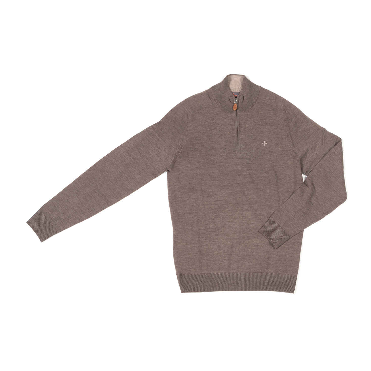 Morris Merino-ull half zip